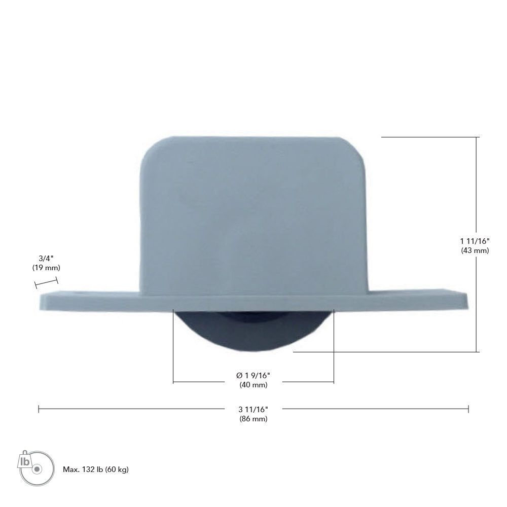Richelieu HIDE Panel Caster - 80964 - Image 2