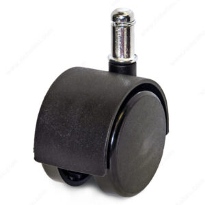 Richelieu Dual-Wheel Furniture Caster - With Friction Grip Stem